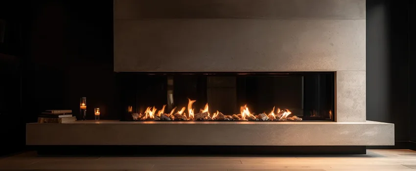 Gas Fireplace Ember Bed Design Services in Fairhope, Alabama