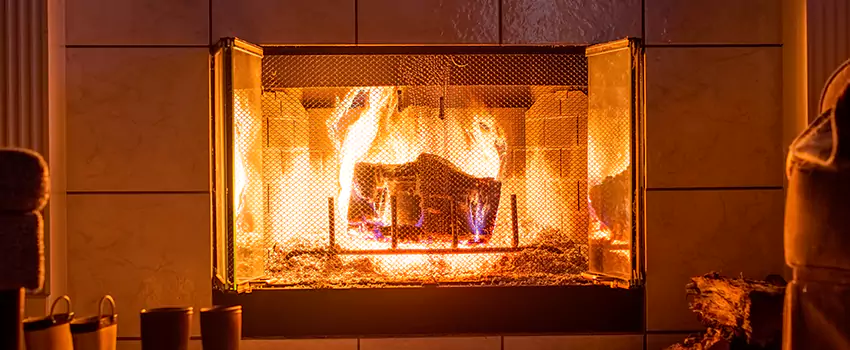 Mendota Hearth Landscape Fireplace Installation in Fairhope, Alabama